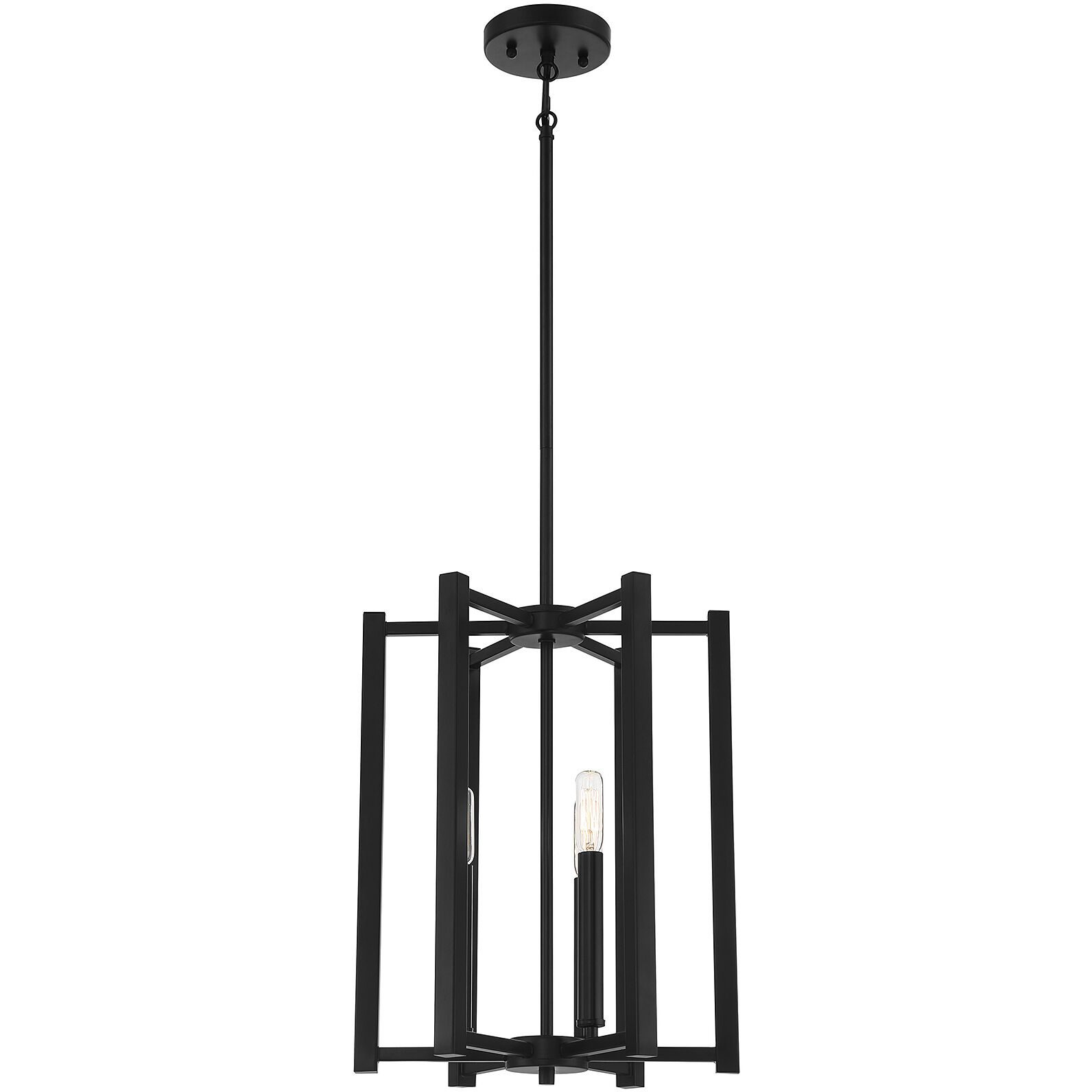 Benson 3 Light 13 inch Matte Black Pendant Ceiling Light, Essentials