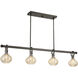 Sheriden 4 Light 48 inch Mediterranean Bronze Chandelier Ceiling Light