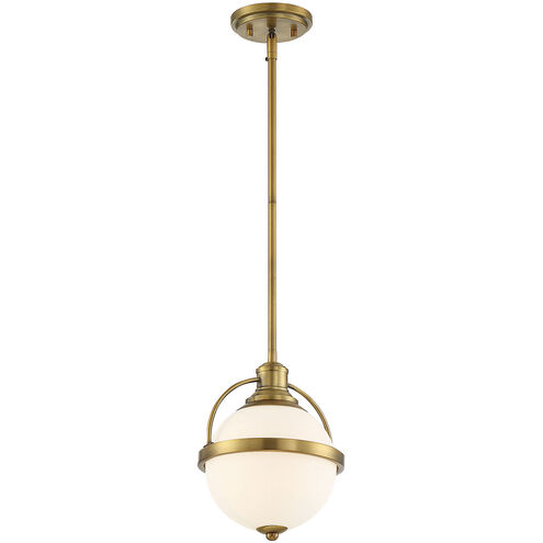 Westbourne 1 Light 8.75 inch Warm Brass Pendant Ceiling Light, Essentials