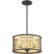 Pelham 3 Light 16 inch Castillo Semi-Flush Ceiling Light