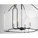 Ashlay 4 Light 22 inch Matte Black Pendant Ceiling Light
