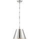 Alden 1 Light 12 inch Polished Nickel Pendant Ceiling Light, Essentials