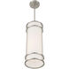 Porter 1 Light 8 inch Satin Nickel Mini-Pendant Ceiling Light