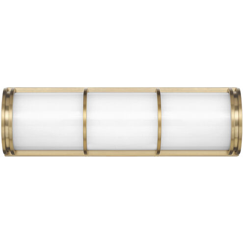 Harper LED 16 inch Warm Brass Bathroom Vanity Light Wall Light