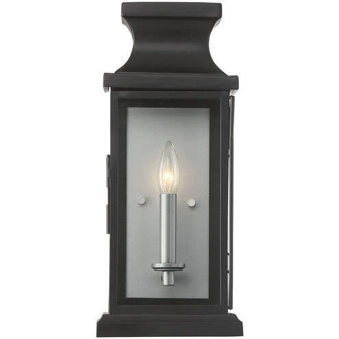 Brooke 1 Light 17 inch Matte Black Outdoor Wall Lantern