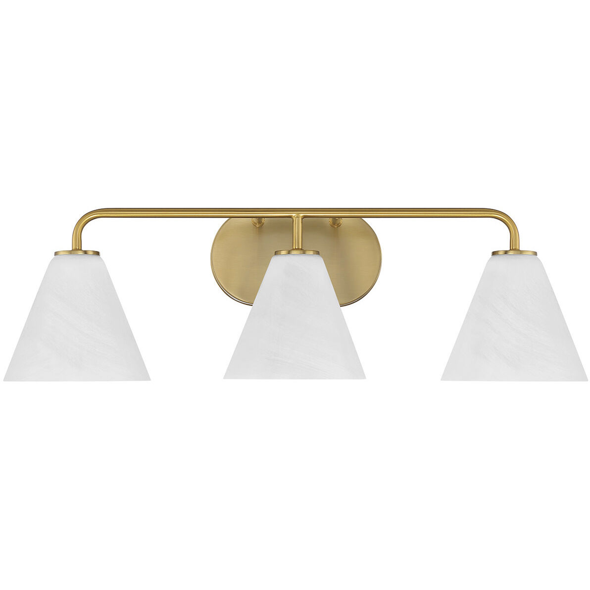 Blair 3 Light 25.5 inch Warm Brass Bath Wall Light