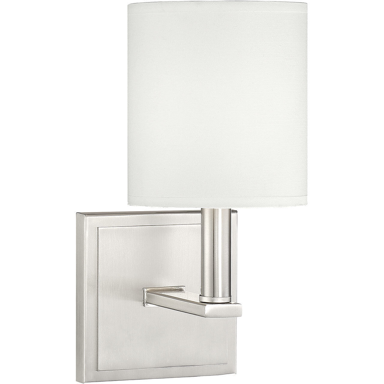 Waverly 1 Light 5 inch Satin Nickel Wall Sconce Wall Light, Essentials