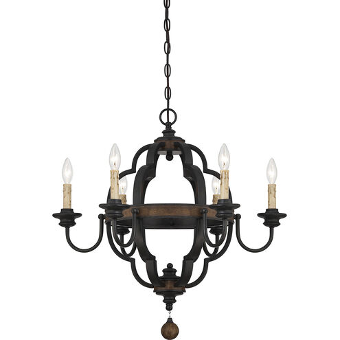 Kelsey 6 Light 26.5 inch Durango Chandelier Ceiling Light