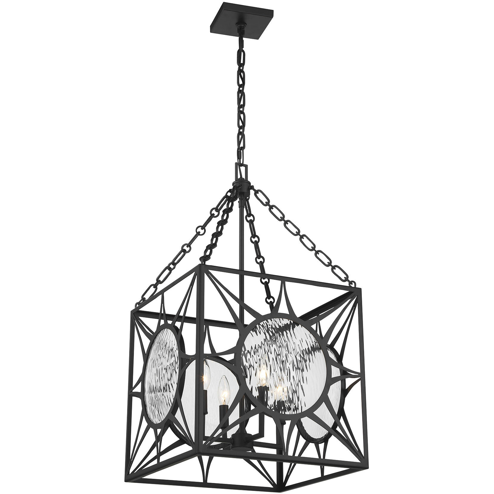 Balfour 4 Light 17 inch Matte Black Pendant Ceiling Light