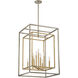 Berlin 9 Light 20.5 inch Argentum and Gold Pendant Ceiling Light