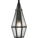 Peninsula 1 Light 24 inch Black Outdoor Wall Lantern