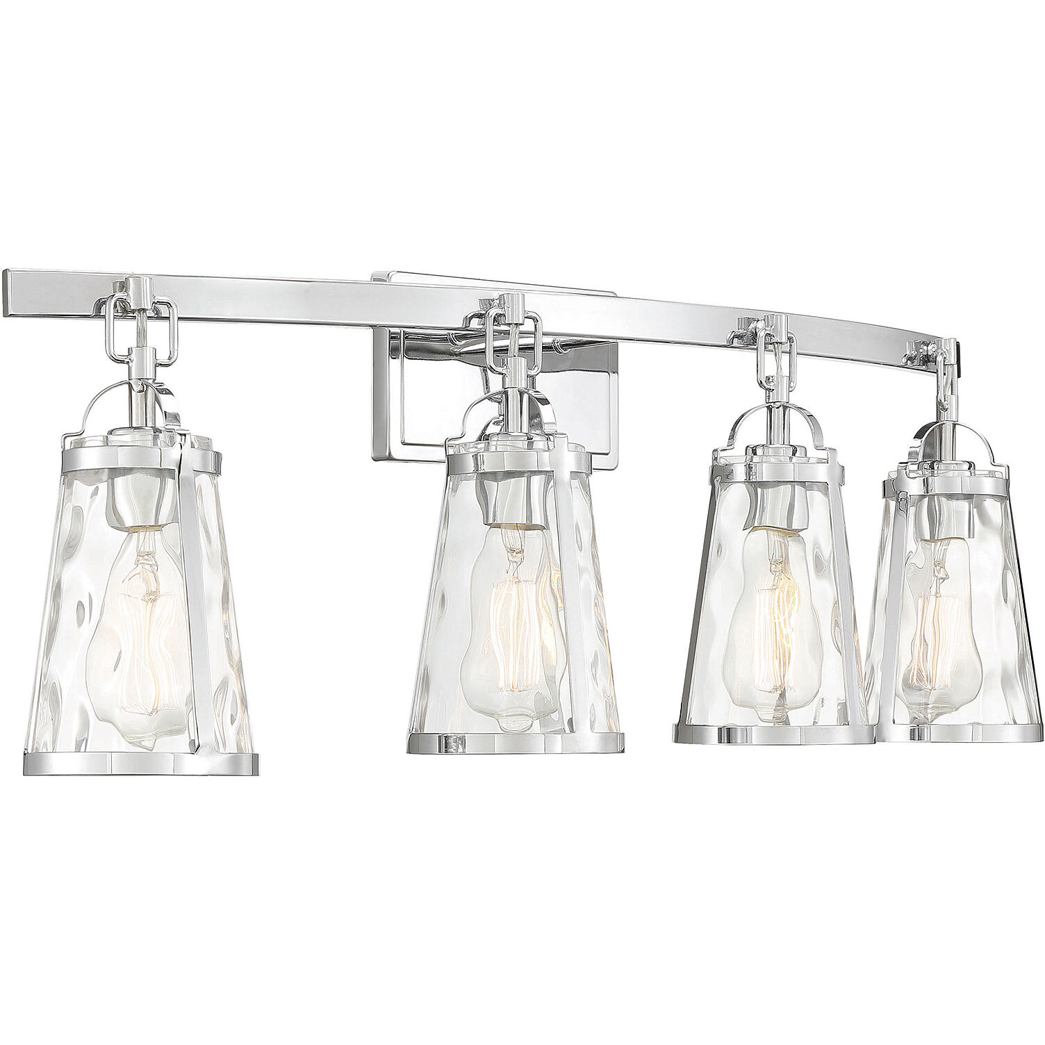 Albany 4 Light 32 inch Polished Chrome Bathroom Vanity Light Wall Light