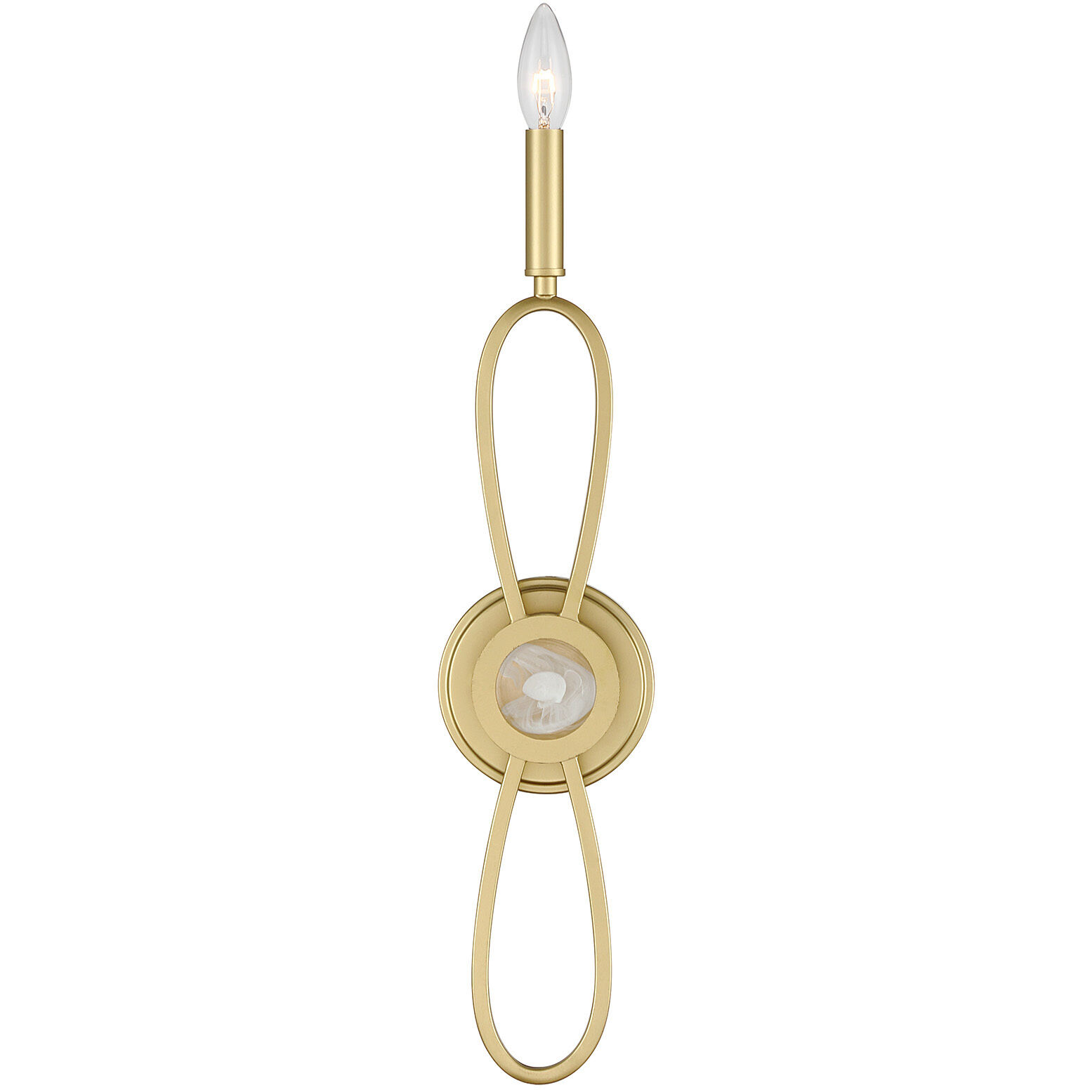 Minette 1 Light 5 inch Spun Gold ADA Wall Sconce Wall Light