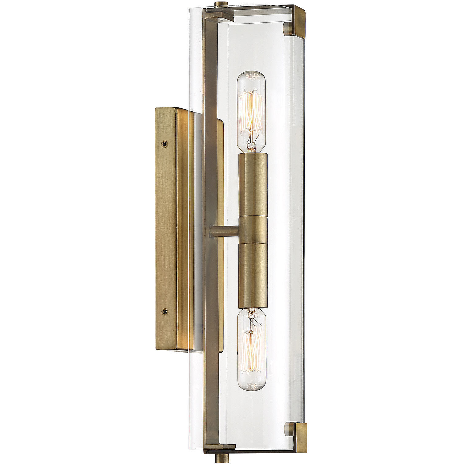 Winfield 2 Light 4.5 inch Warm Brass Wall Sconce Wall Light, Essentials