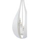 Bali 6 Light 16 inch White Cashmere Pendant Ceiling Light