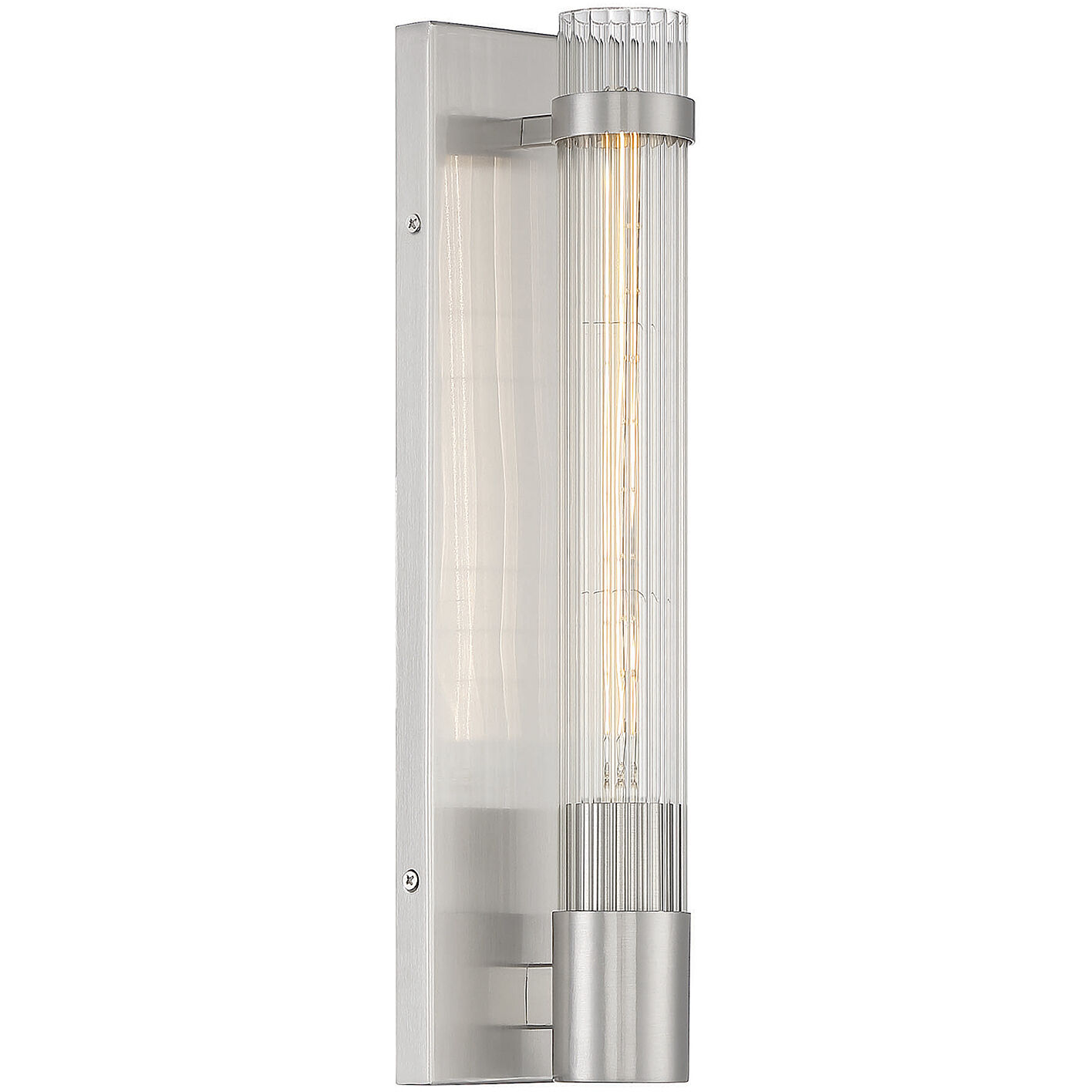 Willmar 1 Light 4.5 inch Satin Nickel ADA Wall Sconce Wall Light, Essentials