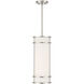 Porter 1 Light 8 inch Satin Nickel Mini-Pendant Ceiling Light