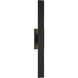 Davis LED 36 inch Black Outdoor Wall Lantern