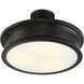 Watkins 3 Light 16 inch Classic Bronze Semi-Flush Ceiling Light, Essentials