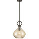 Sheriden 1 Light 12 inch Mediterranean Bronze Pendant Ceiling Light