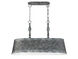 Dover 5 Light 33 inch Farmhouse Tin Linear Chandelier Ceiling Light