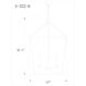 Townsend 6 Light 24 inch Polished Nickel Pendant Ceiling Light, Essentials