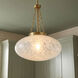 Willow 1 Light 16.5 inch Warm Brass Pendant Ceiling Light
