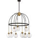 Fulton 9 Light 33 inch English Bronze/Warm Brass Chandelier Ceiling Light 