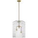 Reddick 3 Light 16 inch Warm Brass Pendant Ceiling Light
