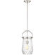 St. Clare 1 Light 8 inch Polished Nickel Mini Pendant Ceiling Light