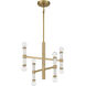 Kingsburg 8 Light 18 inch Warm Brass Chandelier Ceiling Light