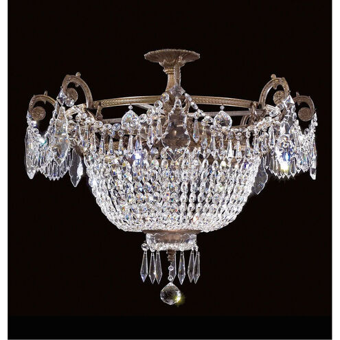 Savoy House European Alexander I 6 Light Semi-Flush in Bright Antique Bronze 6-8464-6-165
