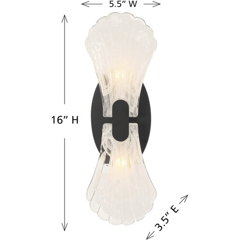 Bancroft Wall Sconce Wall Light in Matte Black