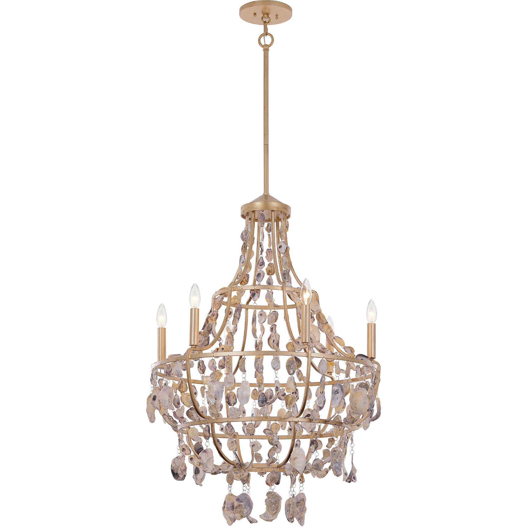 Leanne 6 Light 38.75 inch Chandon Chandelier Ceiling Light