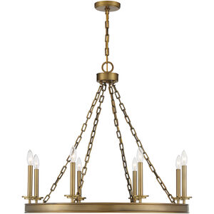 Seville 8 Light 34 inch Warm Brass Chandelier Ceiling Light, Essentials