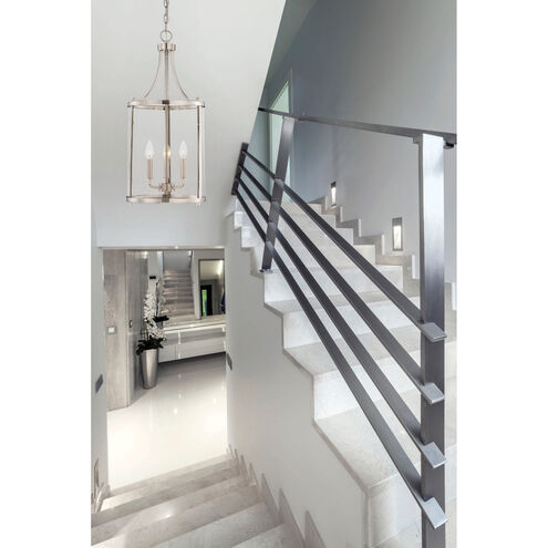 Penrose 3 Light 12 inch Satin Nickel Pendant Ceiling Light, Essentials