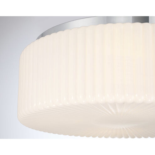 Edgemont 4 Light 20 inch Chrome Flush Mount Ceiling Light