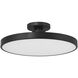 Thayer LED 20 inch Matte Black Semi-Flush Ceiling Light