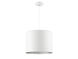 Morgan 1 Light 16 inch Textured White with Silver Leaf Pendant Ceiling Light