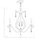 Rothchild 6 Light 28 inch Oxidized Silver Chandelier Ceiling Light