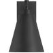 Ryder 1 Light 15 inch Matte Black Outdoor Wall Lantern
