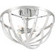 Jennings 4 Light 24 inch Polished Chrome Semi-Flush Ceiling Light