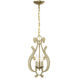 Lombard 3 Light 12 inch Noble Brass Pendant Ceiling Light