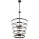 Ventari 8 Light 25 inch Matte Black Pendant Ceiling Light