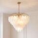 Boa 9 Light 27 inch Warm Brass Chandelier Ceiling Light
