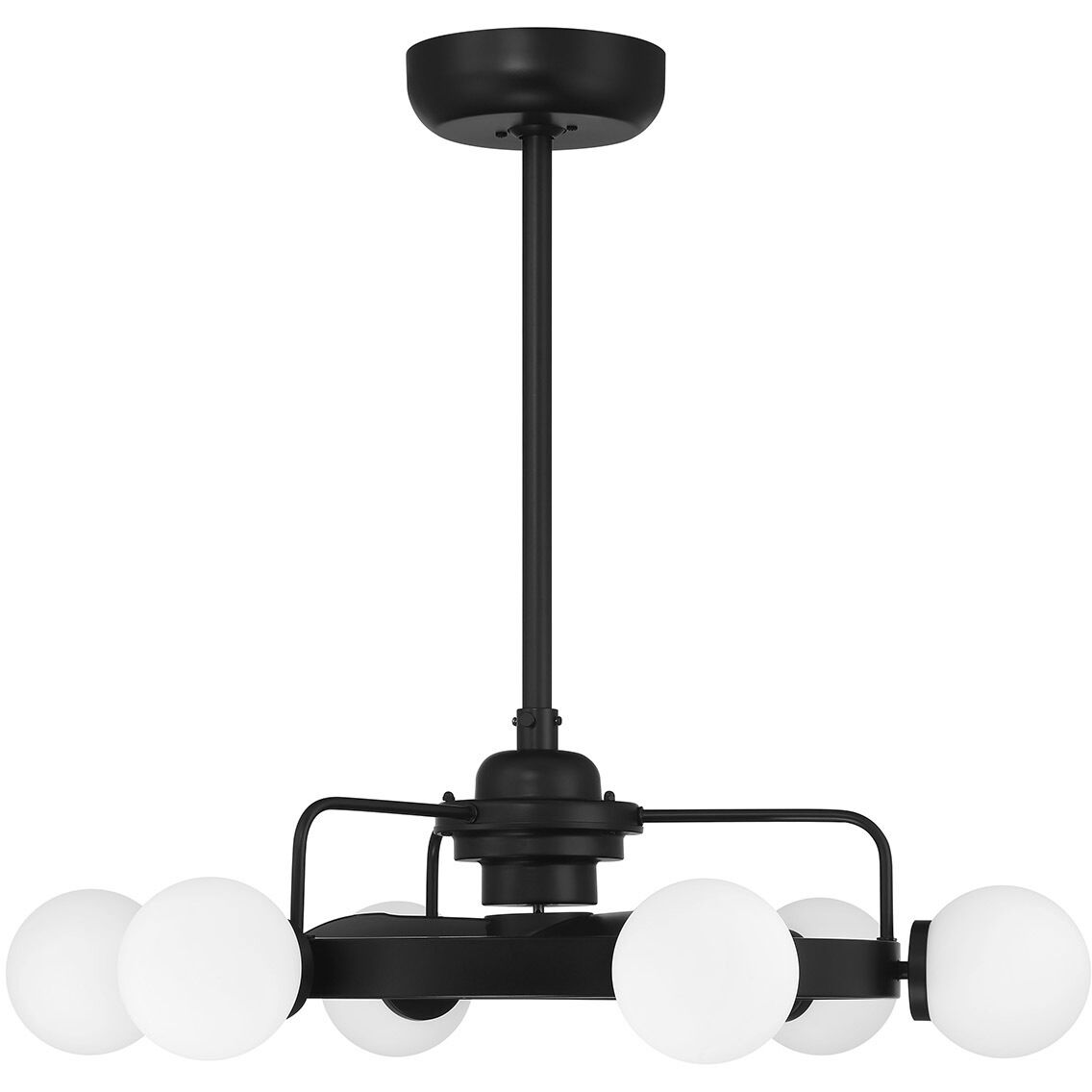 Gibson 14 inch Matte Black with Black Blades Fan D'Lier