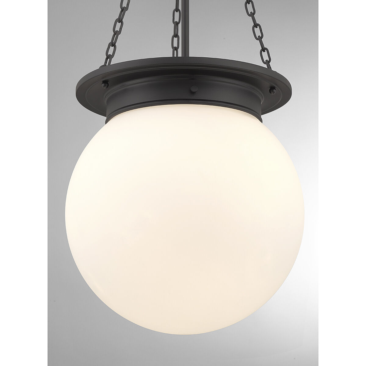 Manor 3 Light 13.5 inch Matte Black Pendant Ceiling Light