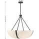 Chalfont 4 Light 30 inch Matte Black Pendant Ceiling Light