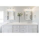 Octave 3 Light 21 inch Polished Chrome Bathroom Vanity Light Wall Light, Essentials