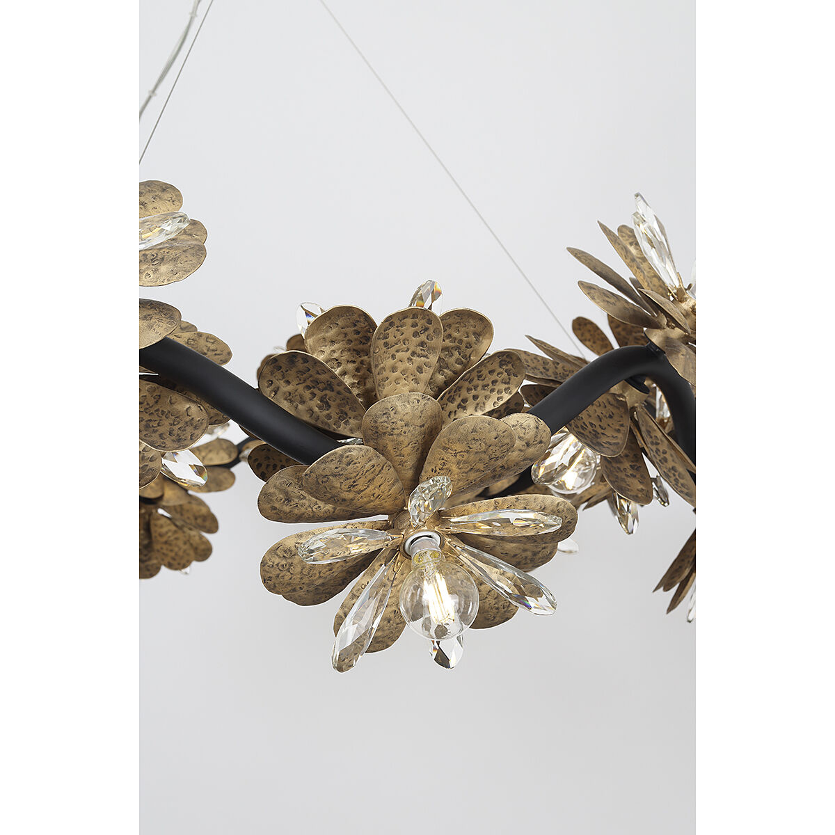 Giselle 24 Light 46 inch Delphine Chandelier Ceiling Light